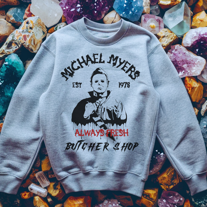 Michael Myers Butcher Shop Sweatshirt