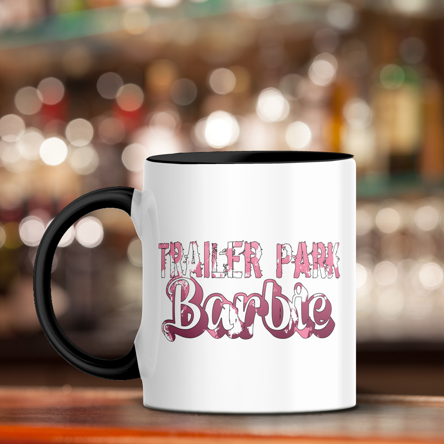 Trailer Park Barbie Mug - Stupid Dirty